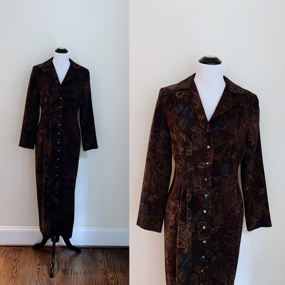 Vintage Button Front Dress from Danny & Nicole